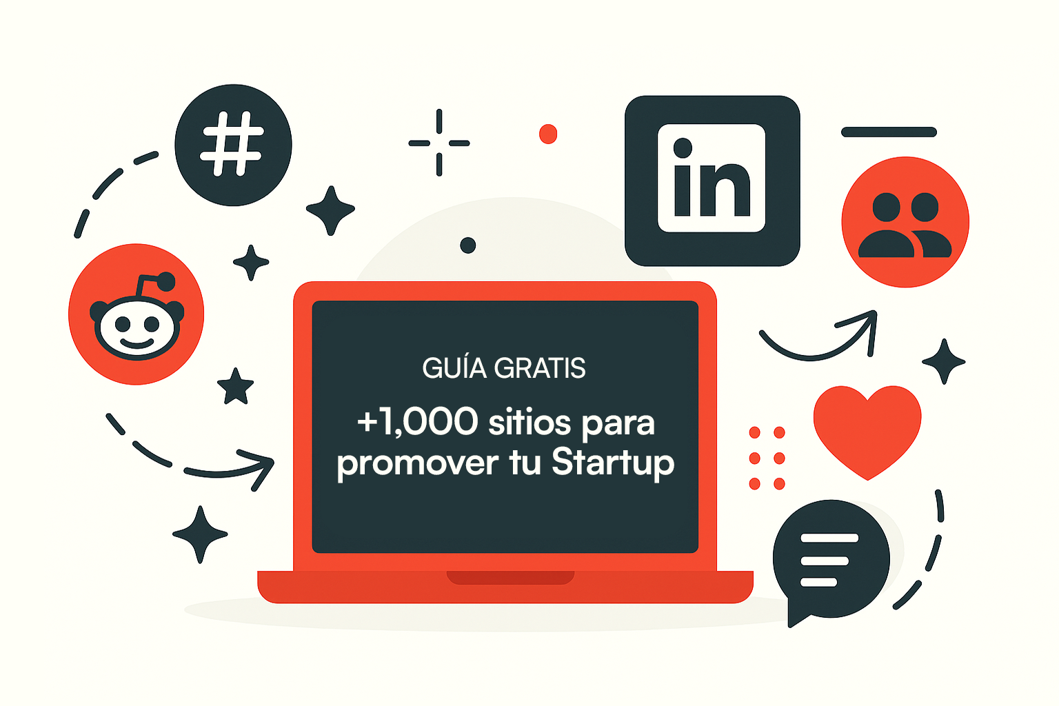 1000 sitios para promover tu Startup Tech b2b marketing SaaS tecnolog&iacute;a marketing lead generation